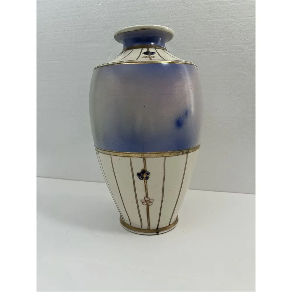 Vintage Hand Painted Urn Vase made in japan‎ 13